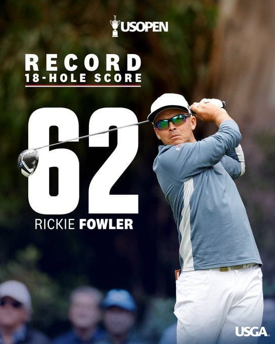 US Open “Monkey see, monkey do” Xander Schauffele reacts to shooting