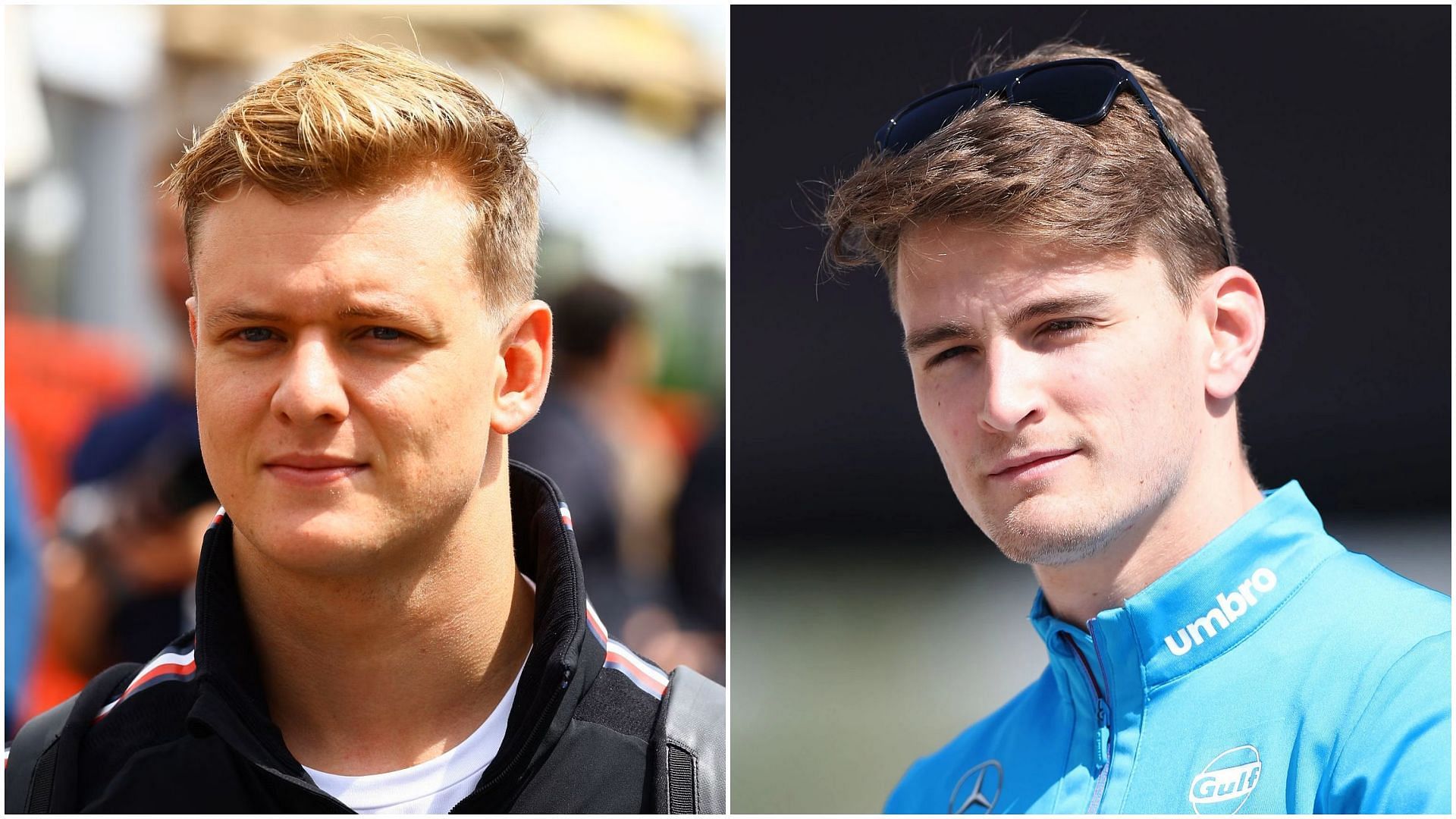 Mick Schumacher (L) and Logan Sargeant (R) (Collage via Sportskeeda)