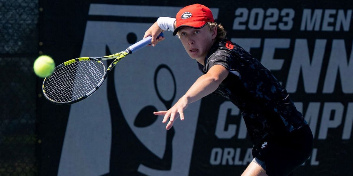 Ethan Quinn in 2023 NCAA Division I Men&#039;s Singles Tennis