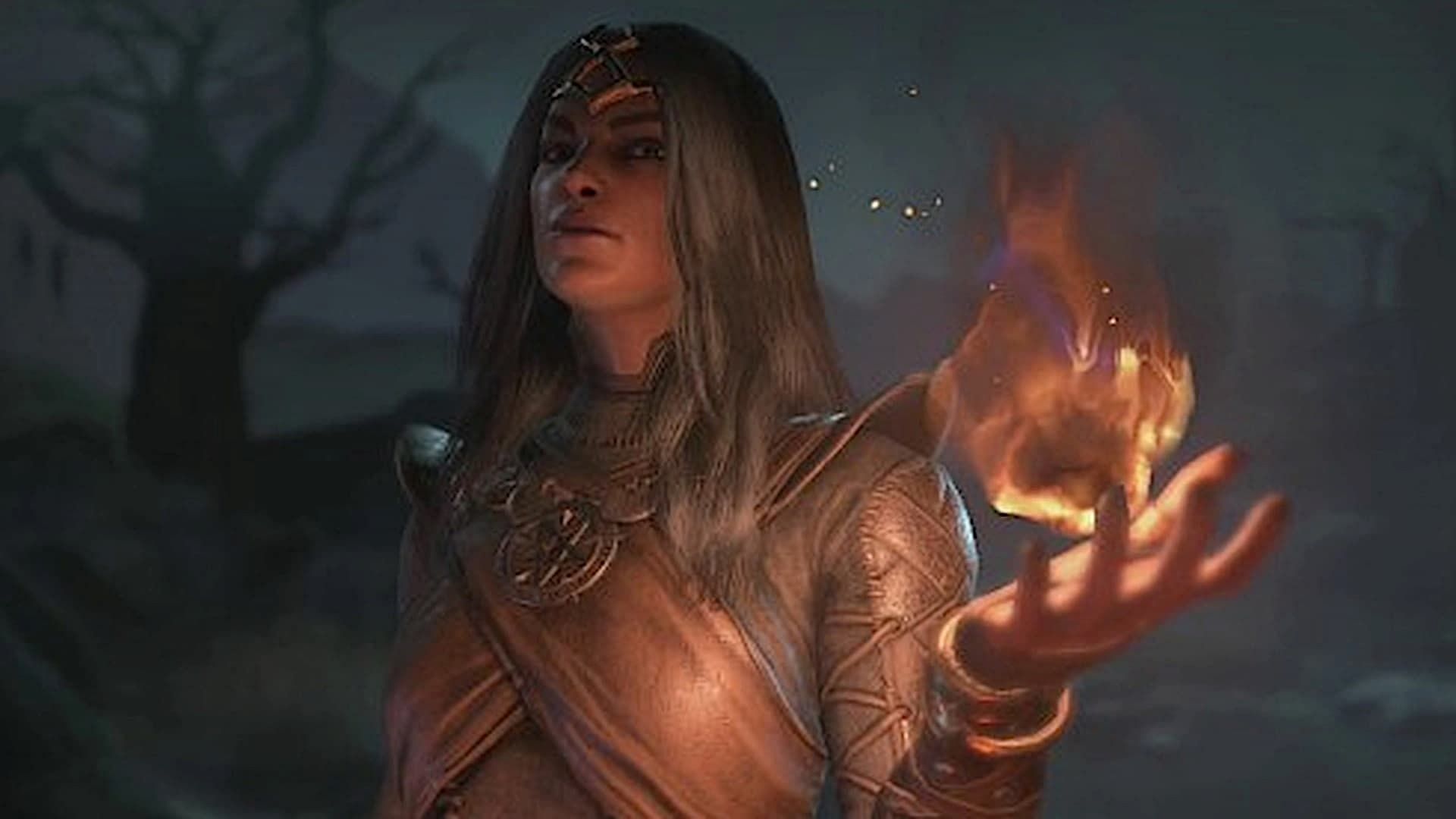 The Sorcerer in Diablo 4 (Image via Blizzard Entertainment)