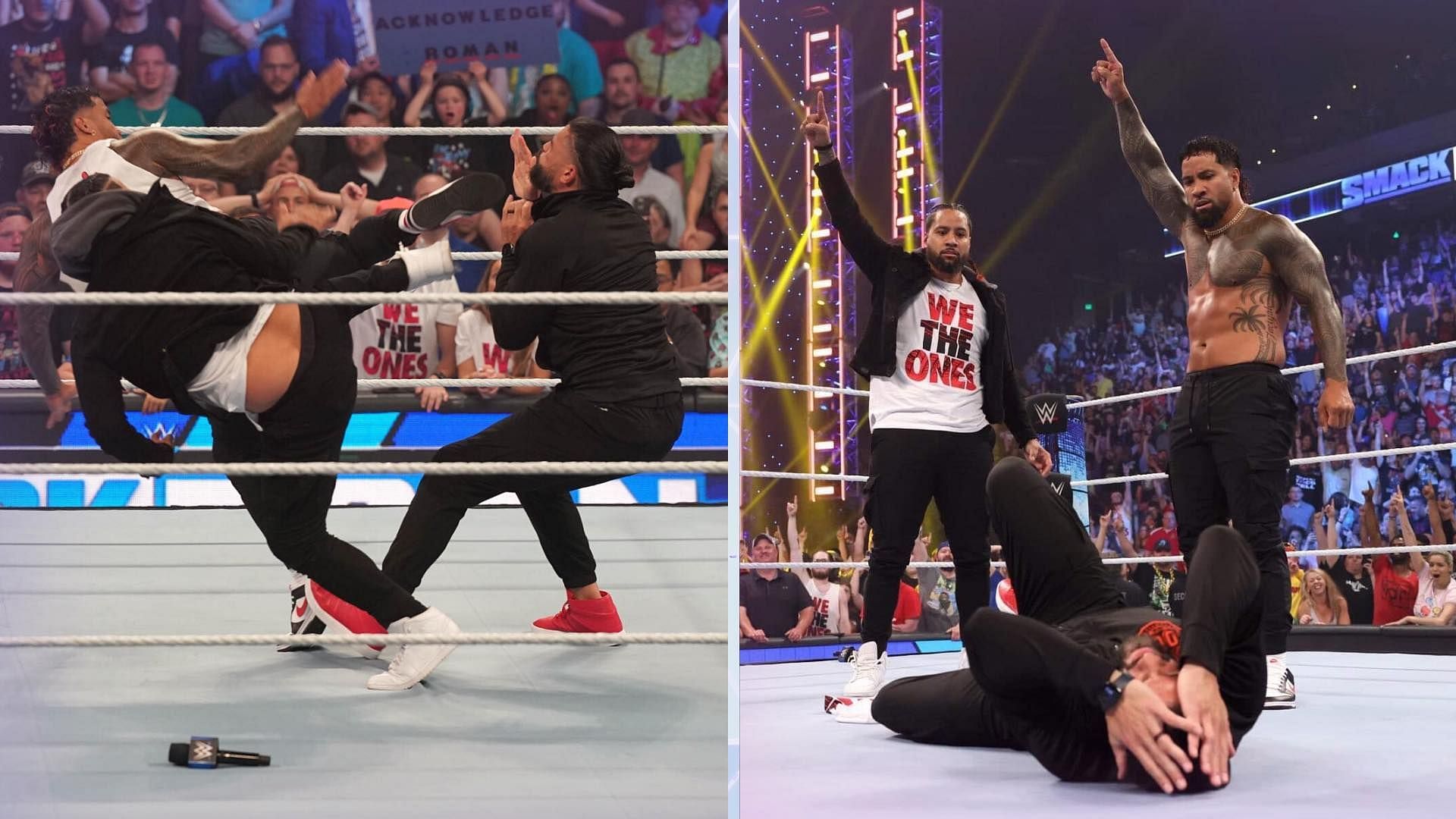 The Bloodline has collapsed on WWE SmackDown.