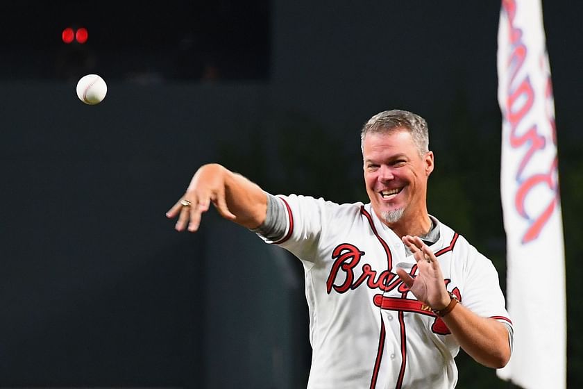 Chipper Jones Heads into Retirement on Arm of Playboy Model Taylor