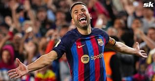 “I only beat him in goals scored” – Jordi Alba names teammate as ‘bigger legend’ than him at Barcelona