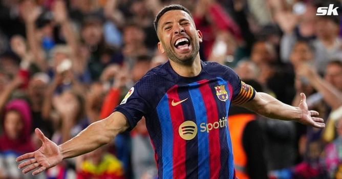 “I only beat him in goals scored” – Jordi Alba names teammate as ‘bigger legend’ than him at Barcelona