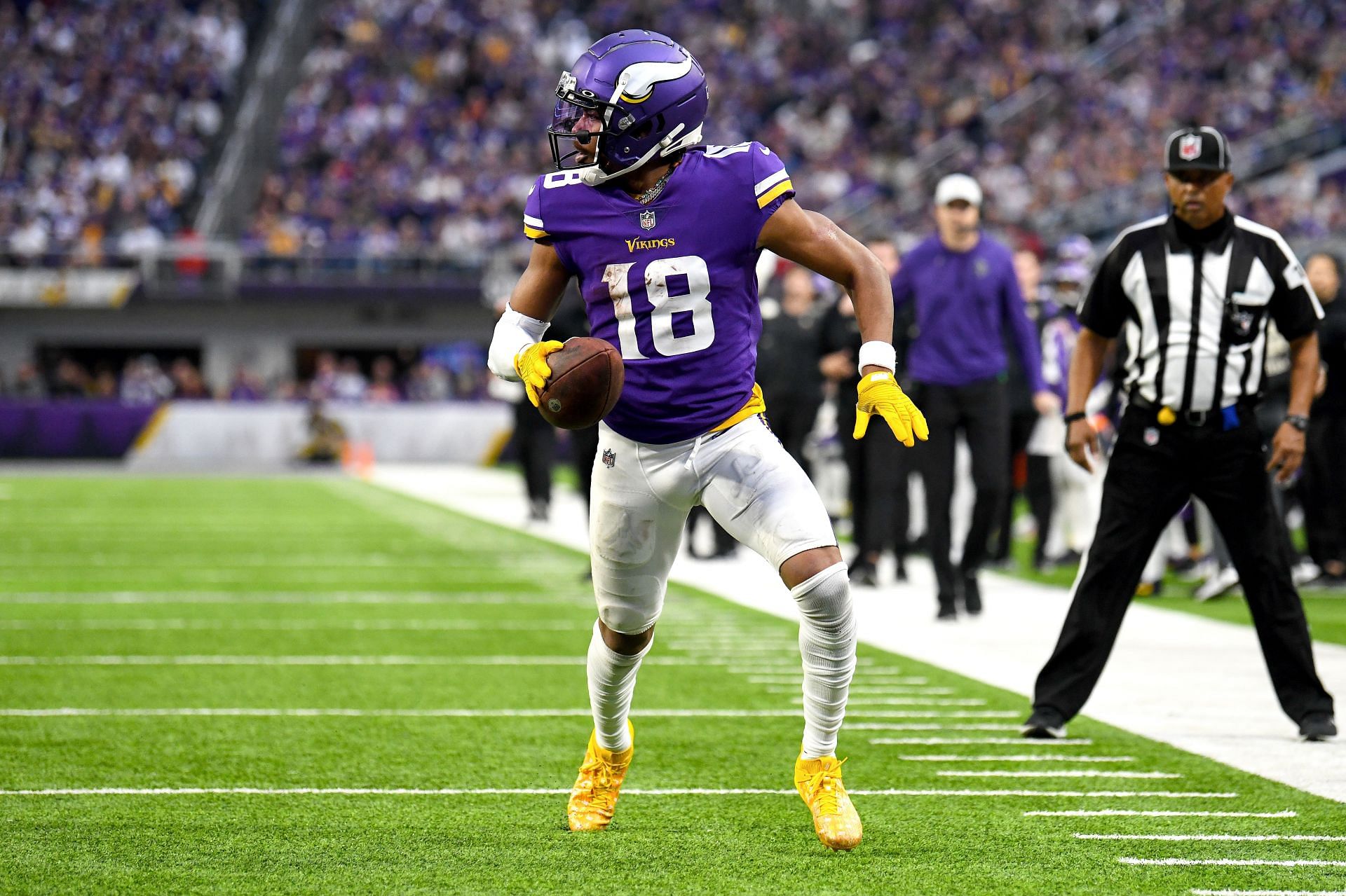 Does Minnesota Vikings WR Justin Jefferson deserve to be in the &#039;99 club&#039;?