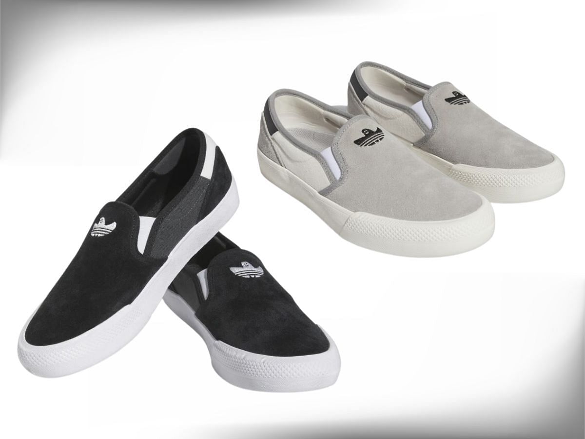 Mark Gonzales x Adidas Shmoofoil slip on shoes (Image via Adidas)