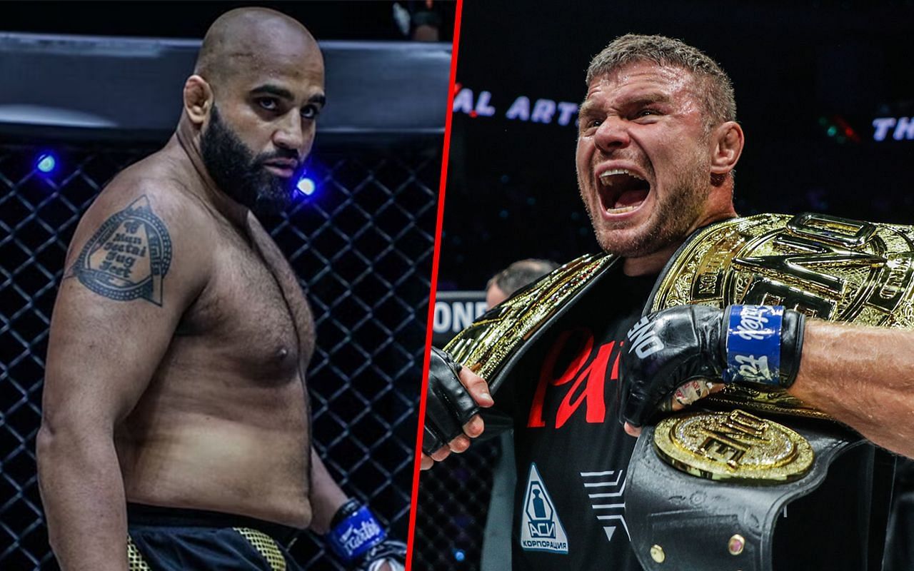 Arjan Bhullar and Anatoly Malykhin. [Image: ONE Championship]