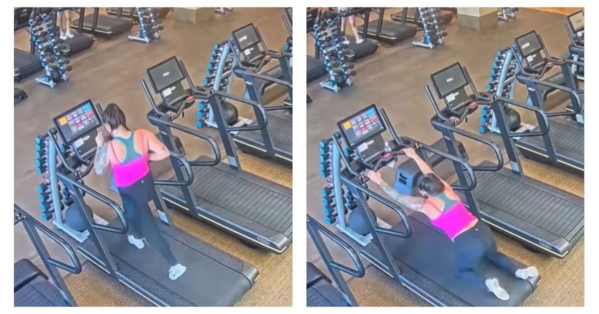 Video of woman losing pants in gym takes the internet by a storm (Image via snip from Instagram/@lysskonks8)