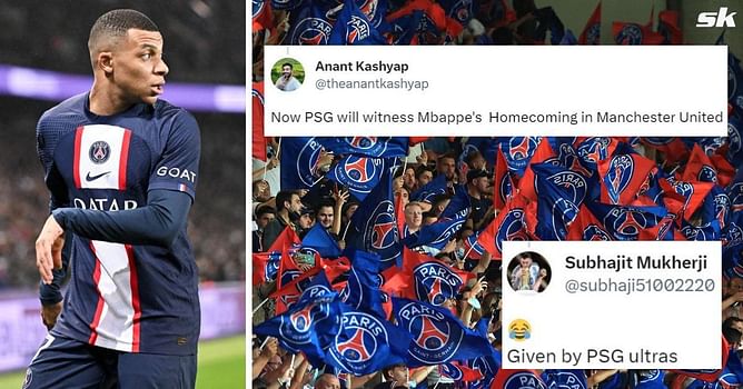 “Now PSG will witness Mbappe’s homecoming” – Fans react hilariously as PSG gift No. 7 shirt to Indian cricket superstar