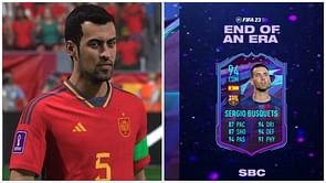 FIFA 23 leak suggests that Sergio Busquets will arrive as an End of an Era SBC