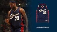 The Cleveland Cavaliers had beautiful jerseys during LeBron James' first tenure