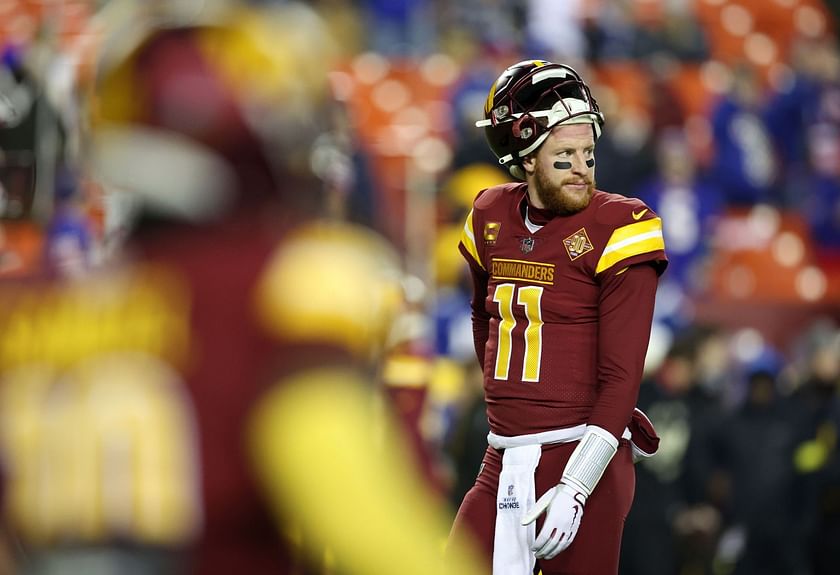 Commanders fans have hilarious reactions to Carson Wentz uniform