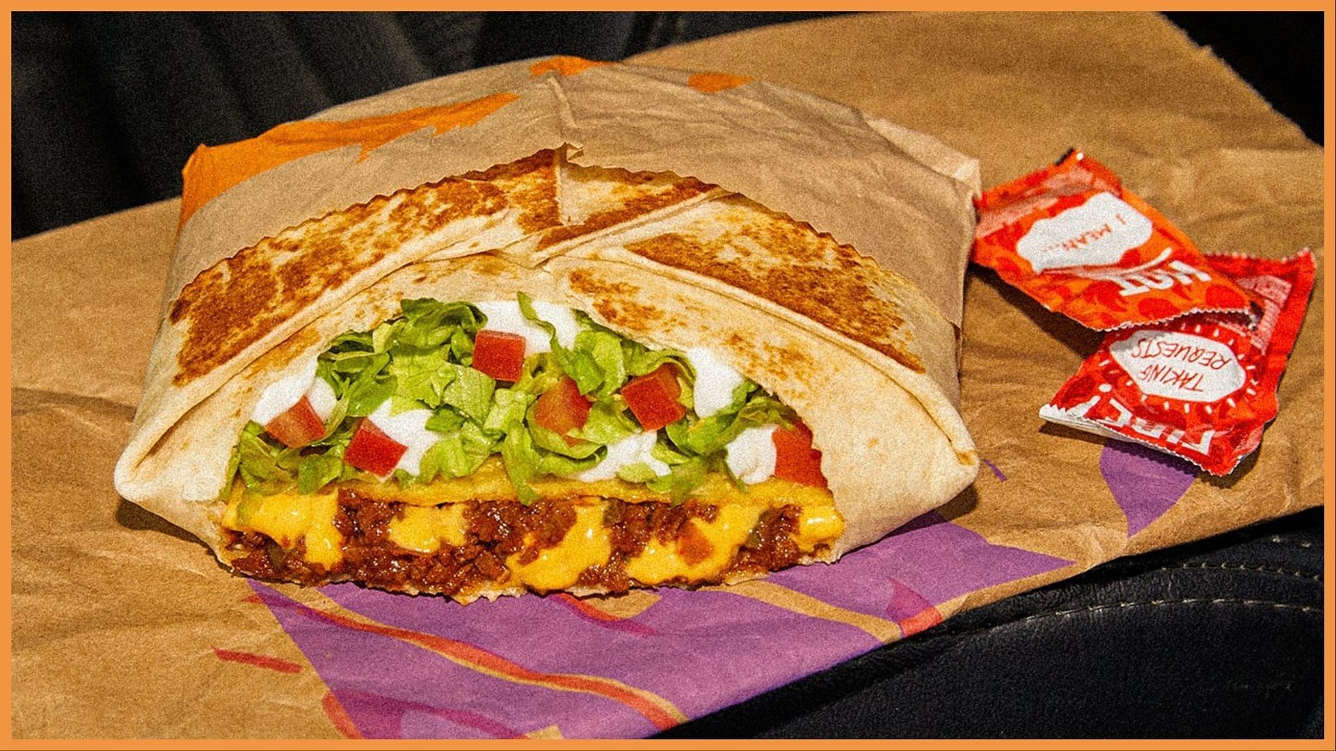 Taco Bell is here with a new Vegan delicacy, the Vegan Crunchwrap (Image via Twitter/@jonathanmaze)