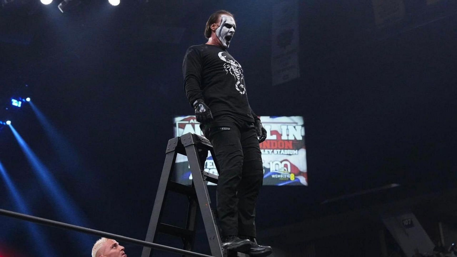 Sting is a WWE Hall of Famer signed with AEW