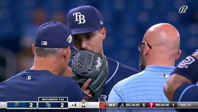 Rays' Cash believes McClanahan can avoid IL after early exit Thursday