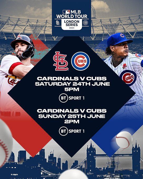 Men's 2023 MLB World Tour: London Series Chicago Cubs vs St. Louis