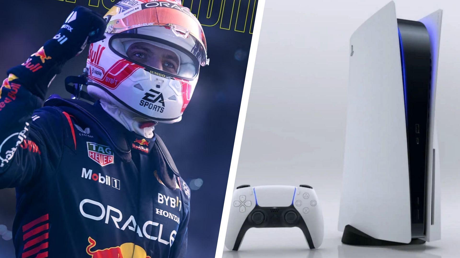 Both the PS4 and PS5 can run the latest F1 23 (Image via Sony and EA) 