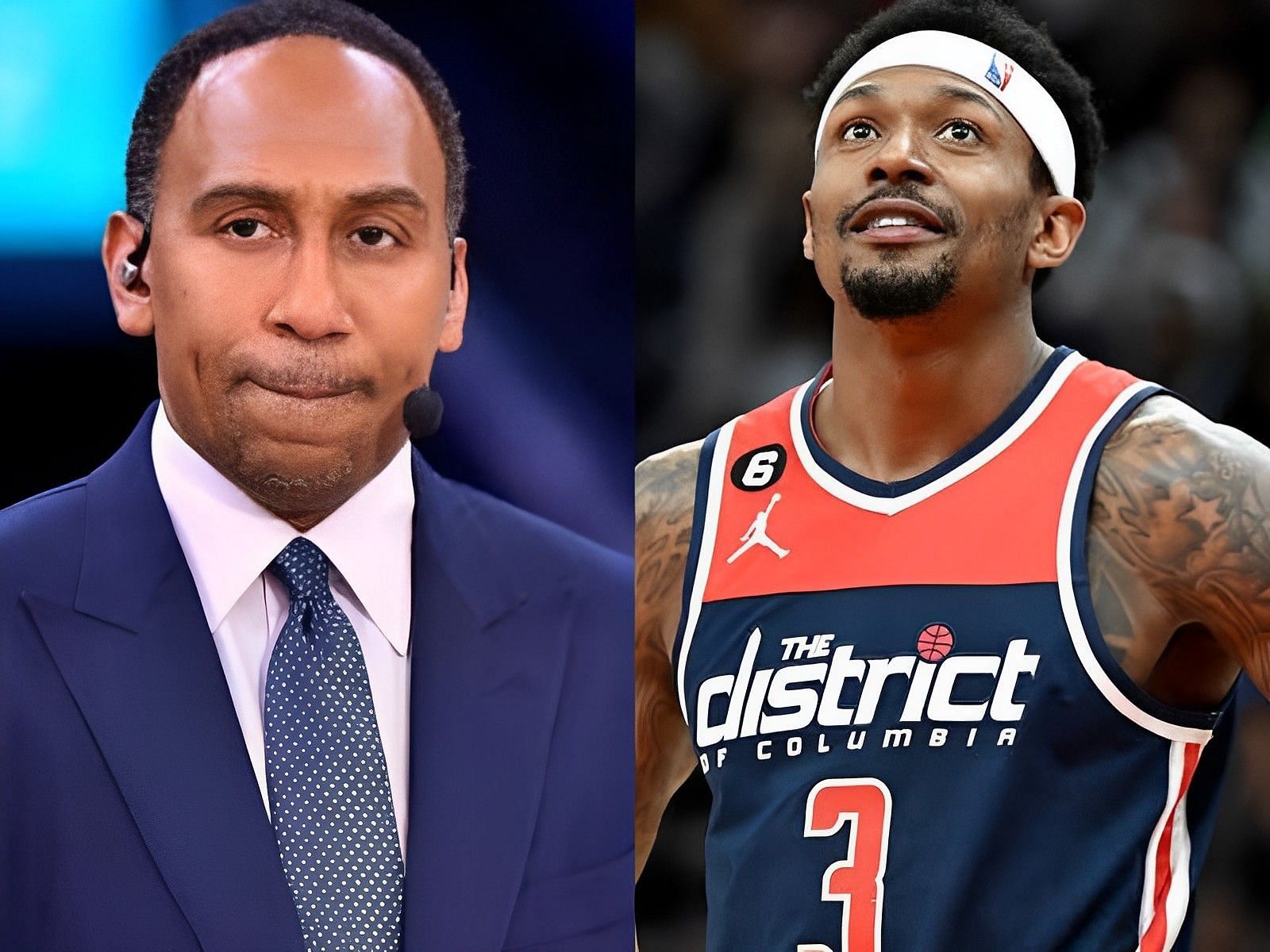ESPN&#039;s Stephen A. Smith and former Washington Wizards star shooting guard Bradley Beal