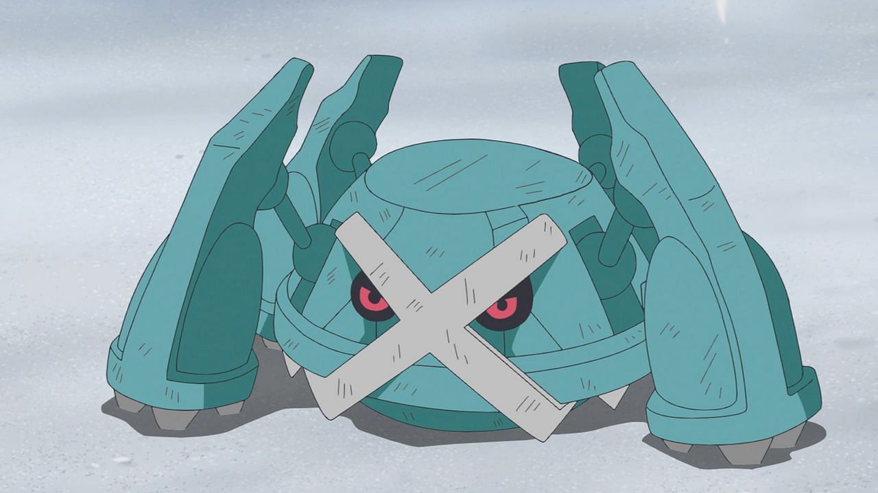 Metagross, as it appears in the anime (Image via The Pokemon Company)