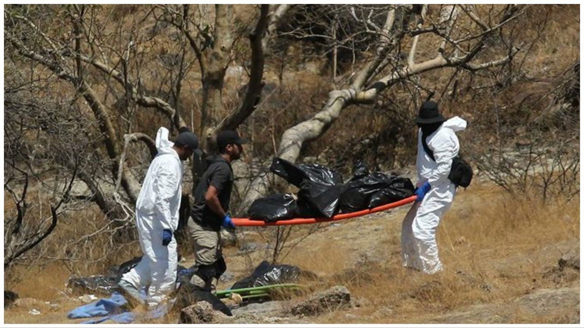Several trash bags containing human remains have been found in Mexico, (Image via VINstGATOR 🇺🇸🇺🇸/Twitter)