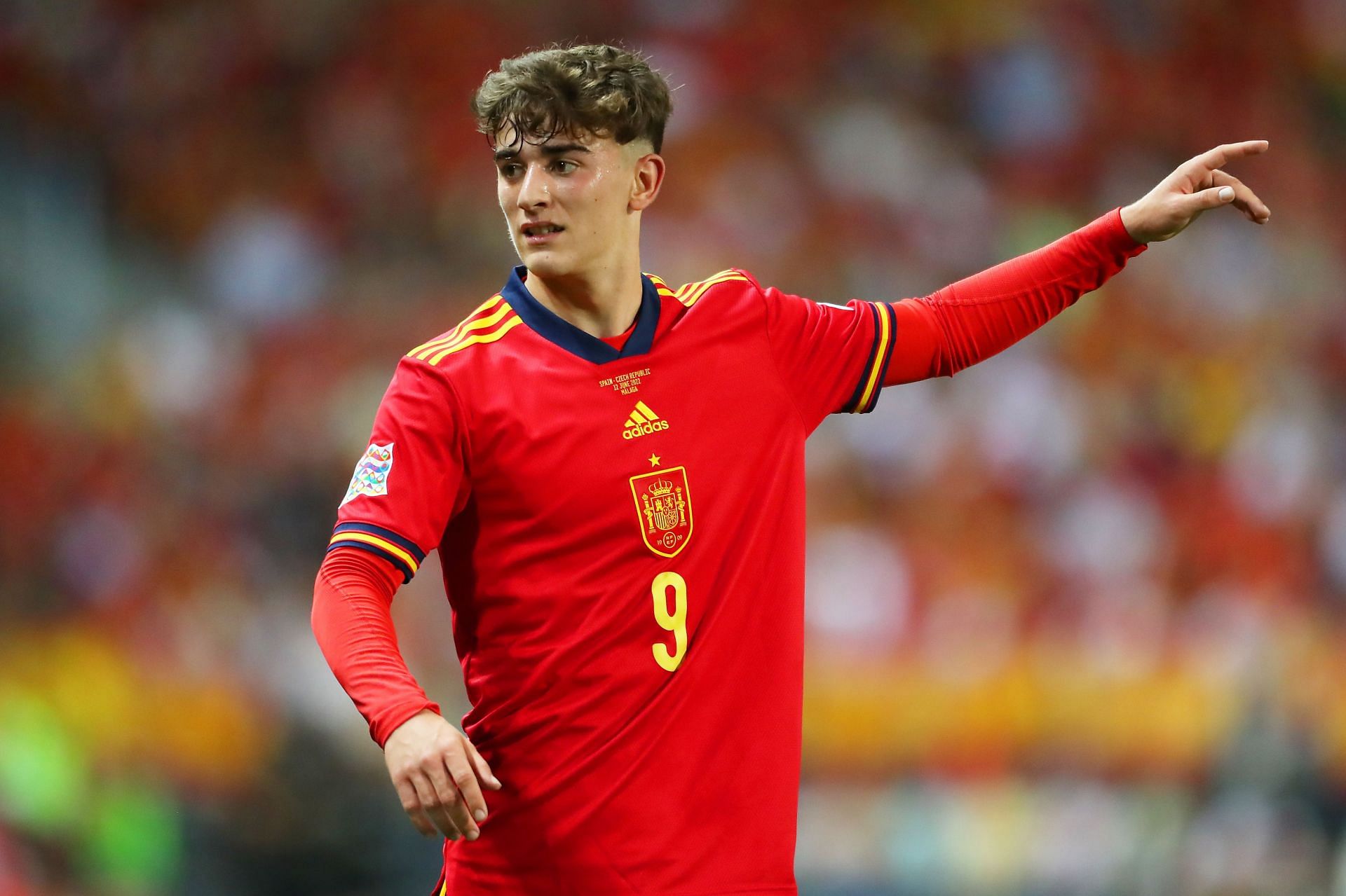 Gavi started in Spain's win against Italy.