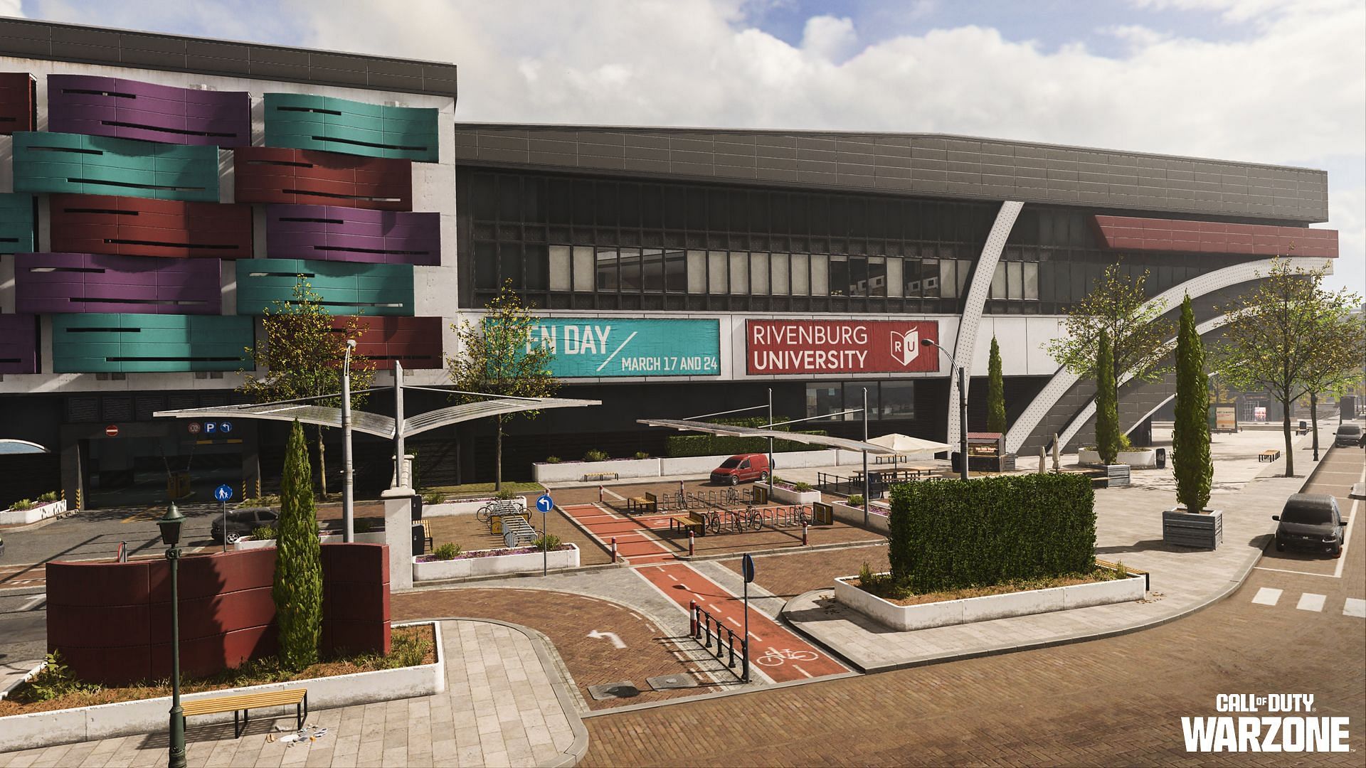 University location in Warzone 2&#039;s Vondel (Image via Activision)