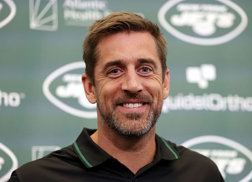 New York Jets Introduce Quarterback Aaron Rodgers