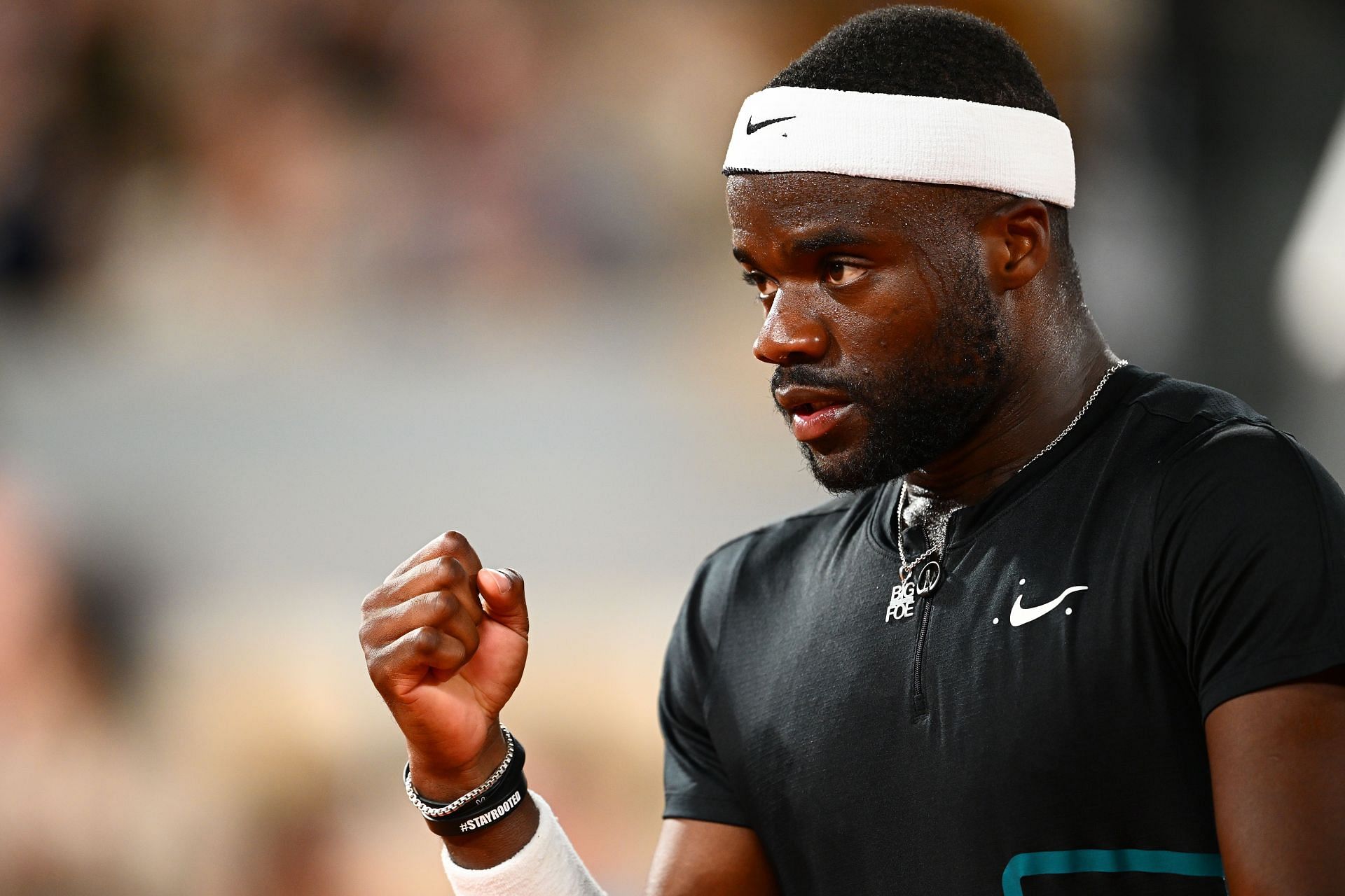 Frances Tiafoe at the 2023 French Open.