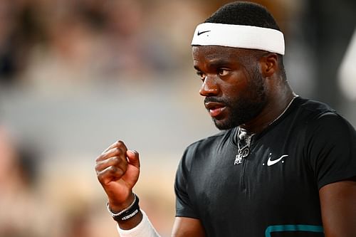 Frances Tiafoe at the 2023 French Open.