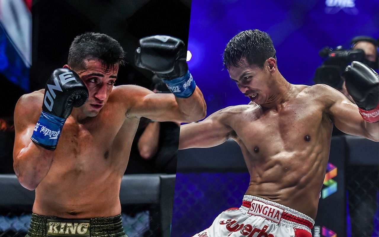 Tayfun Ozcan (Left) faces Superbon (Right) at ONE Fight Night 11