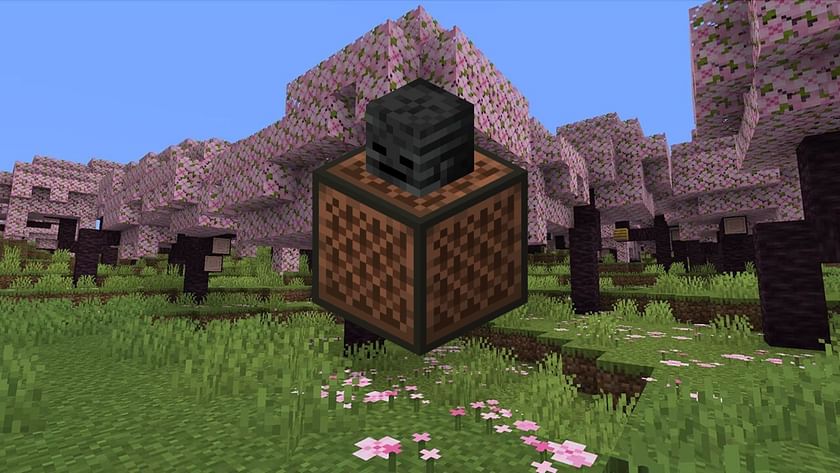 How to use mob heads with note blocks in Minecraft 1.20 update