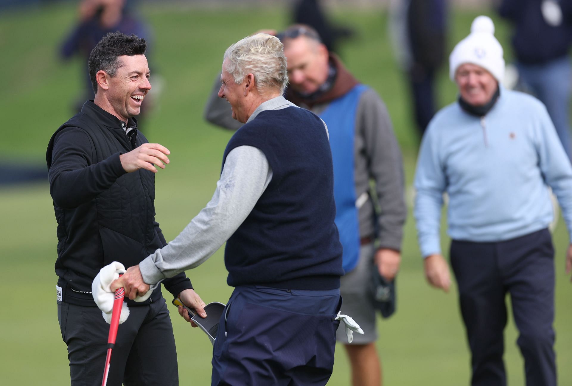 Jimmy Dunne and Rory McIlroy