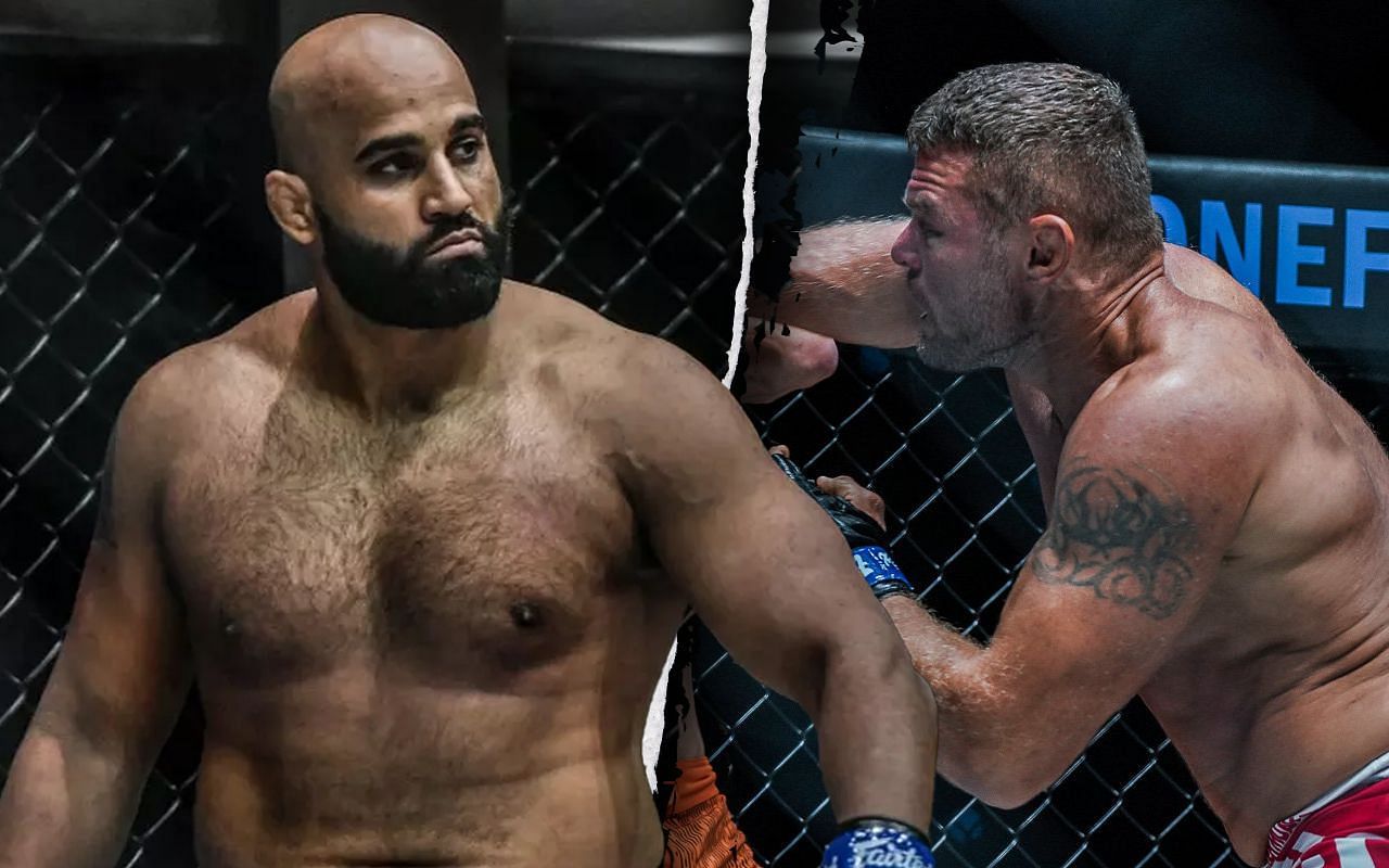 Arjan Bhullar and Anatoly Malykhin. [Image: ONE Championship]