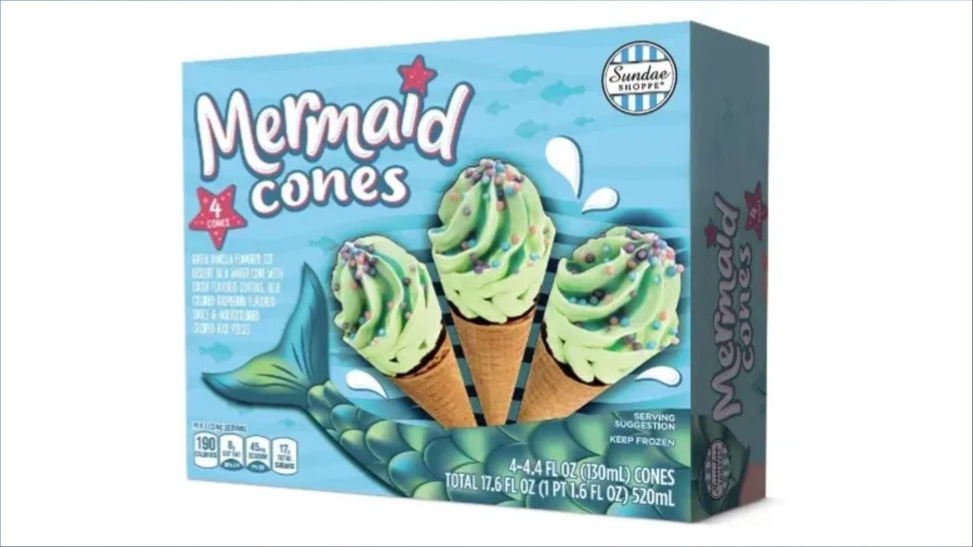 Sundae Shoppe Unicorn, Galactic, or Mermaid Cones (Image via Aldi)