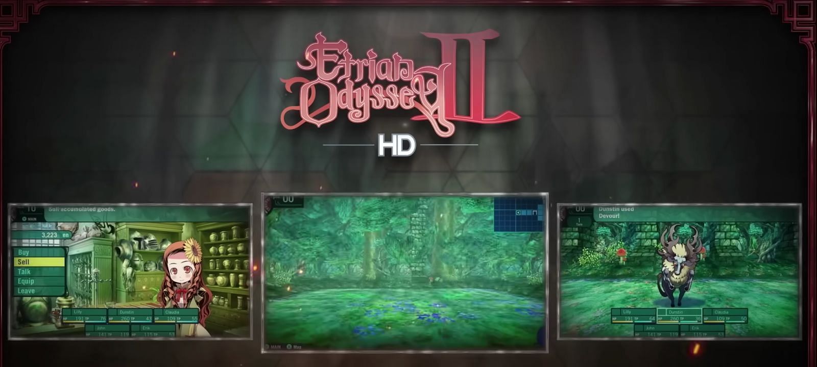 Etrian Odyssey II HD