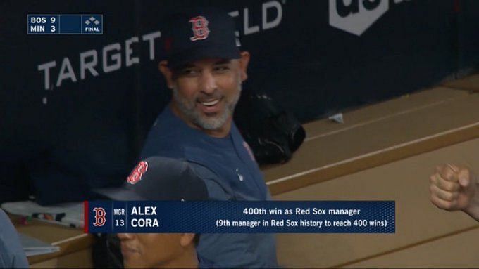 Red Sox Notes: Alex Cora wins 400th game as Red Sox manager