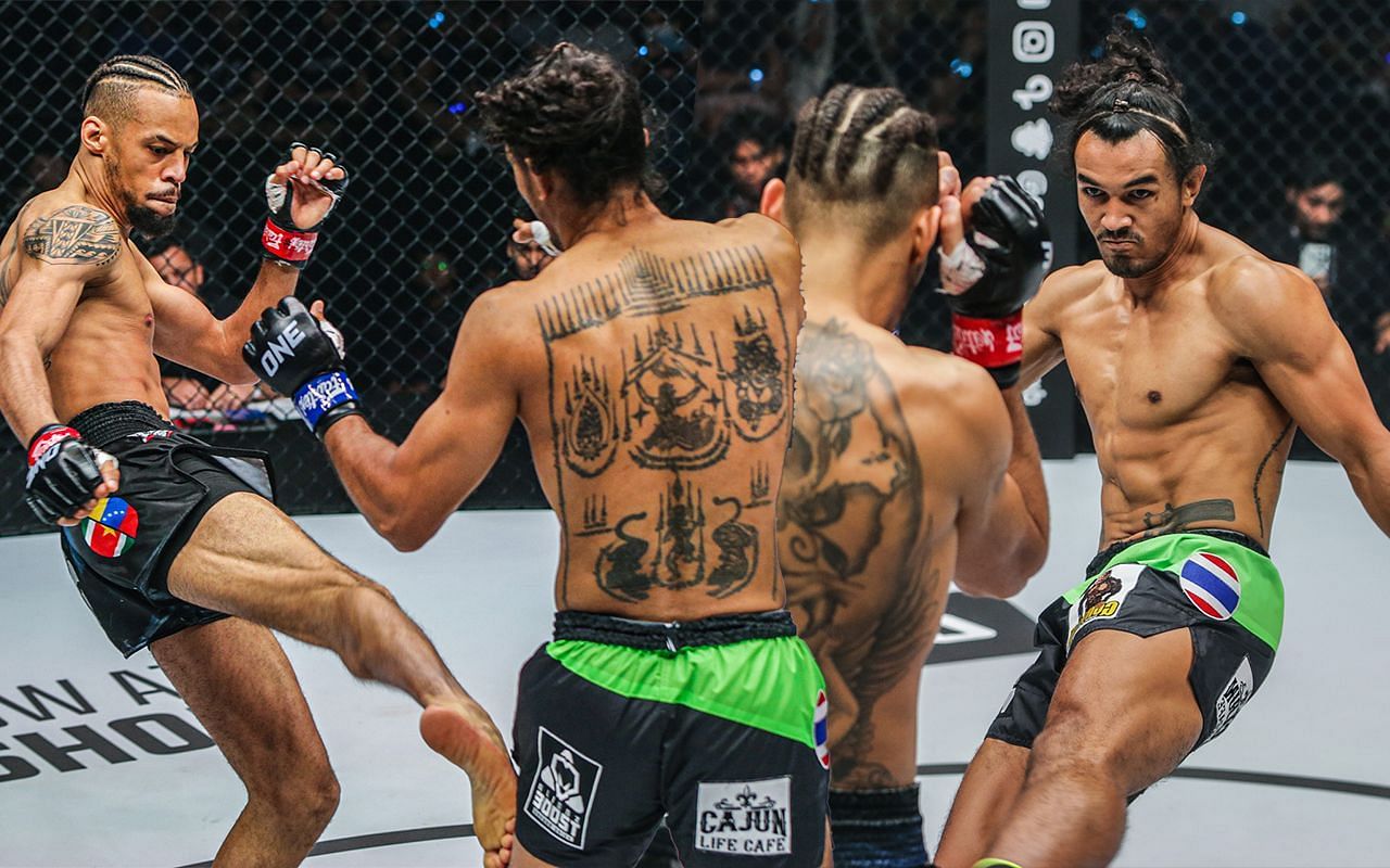 Regian Eersel vs. Sinsamut Klinmee I at ONE Friday Fights 3 [Credit: ONE Championship]
