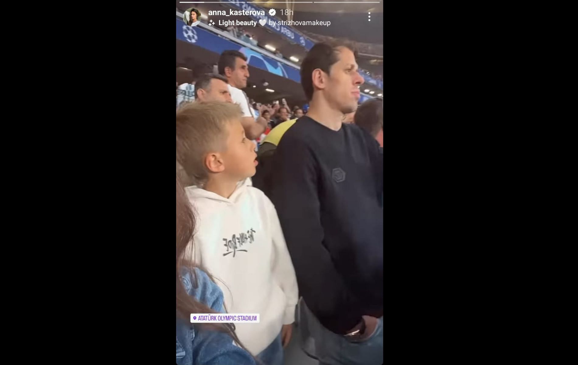 Evgeni Malkin attended UEFA Champions League Final in Istanbul with family
