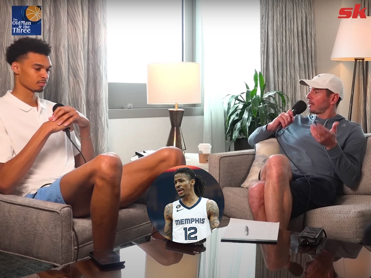 JJ Redick took a shit at Ja Morant during his interview with Victor Wembanyama 