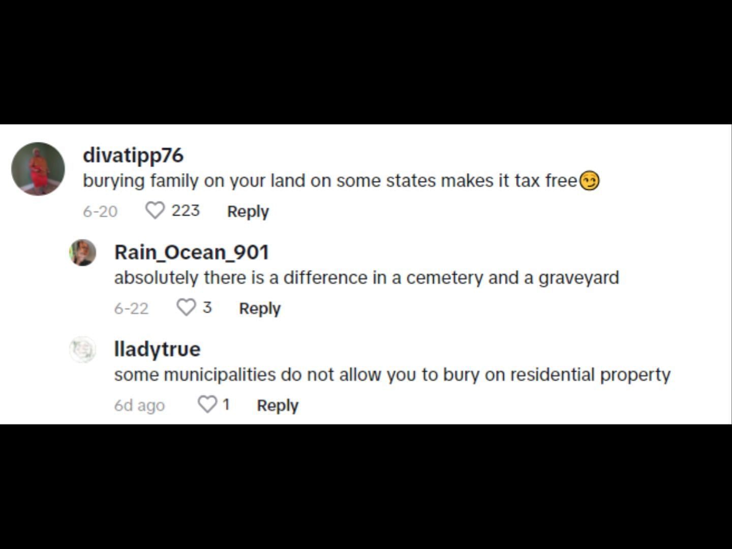 Netizens reacted to the viral video of woman burying her late father in her backyard. (Image via TikTok/@toocuteshanz)