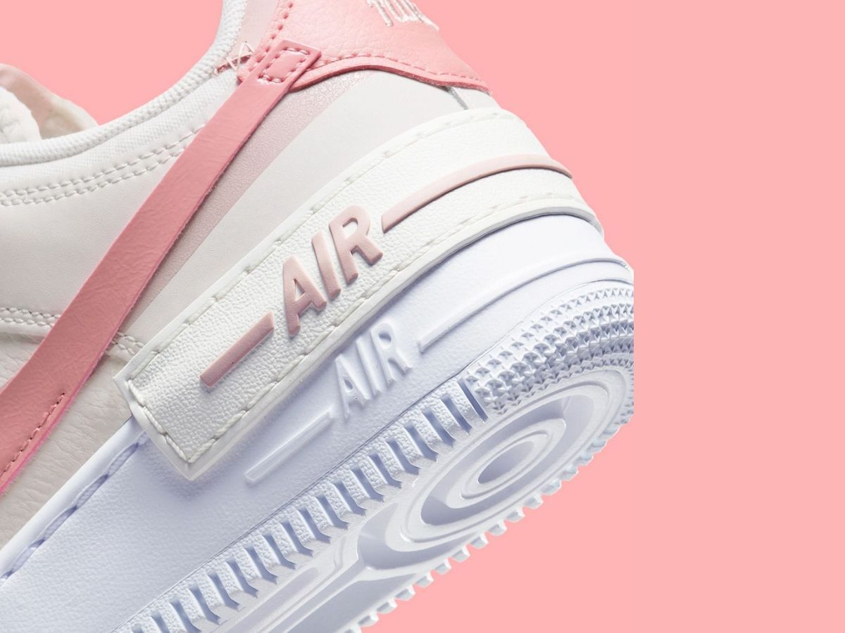nike air force caf1 shadow white pink