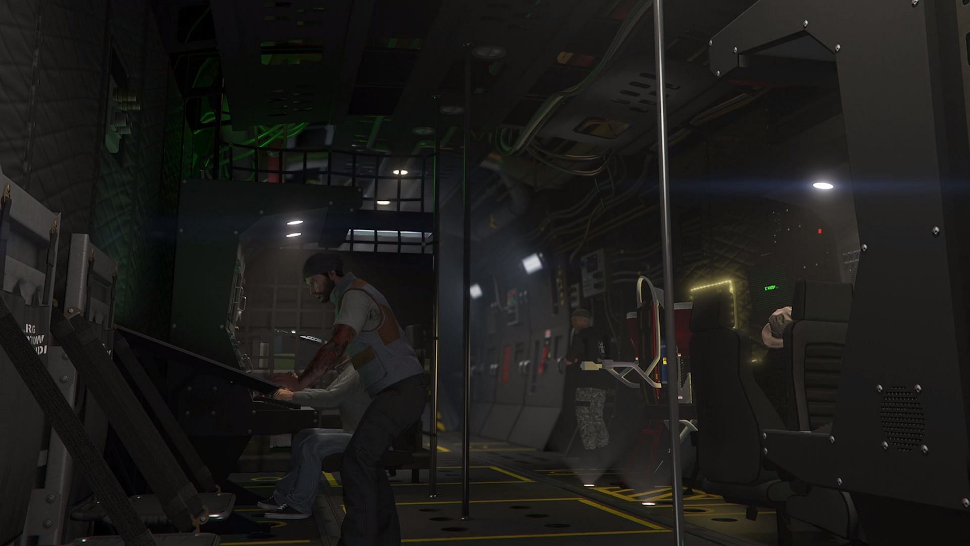 The Thruster is on the right side of this screenshot (Image via Rockstar Games)