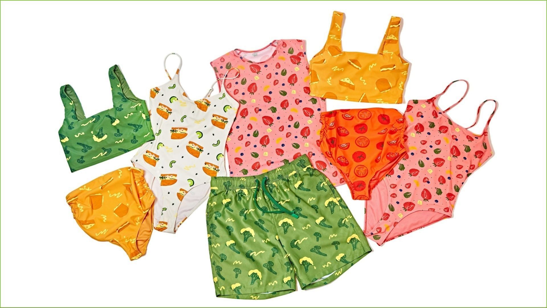 Fans can choose from a wide range of swimwear to mix and match for the perfect summer style (Image via P. Bread)