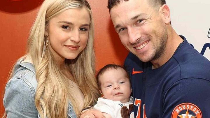 Alex Bregman's wife Reagan Bregman steals the show with first pitch at ...