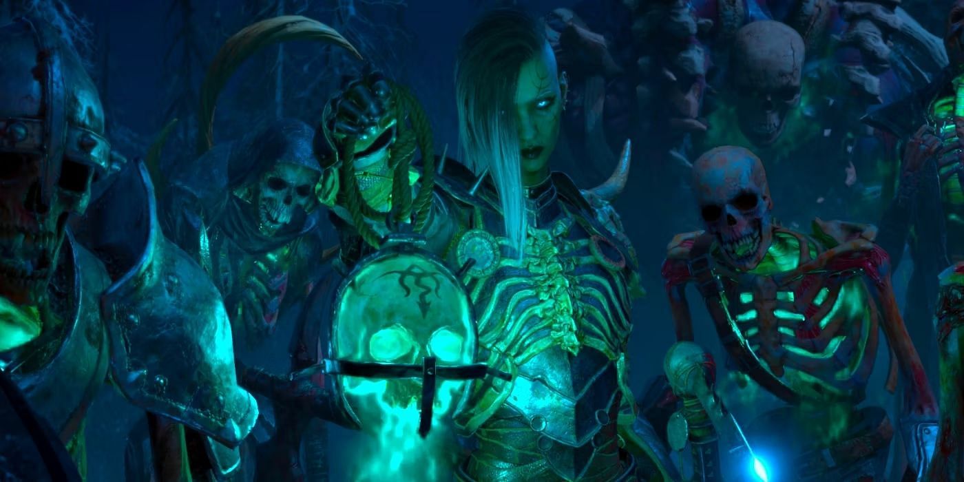The Necromancer summons the undead (Image via Blizzard)