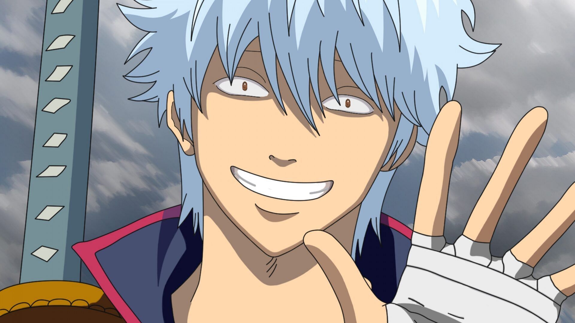 A still from Gintama featuring Gintoki, the protagonist of the anime show (Image via Bandai Namco Pictures)