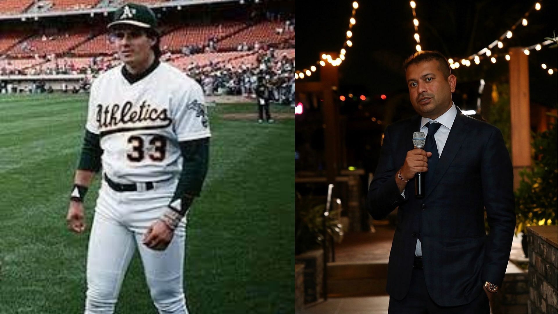 Jose Canseco and Kamal Hotchandani