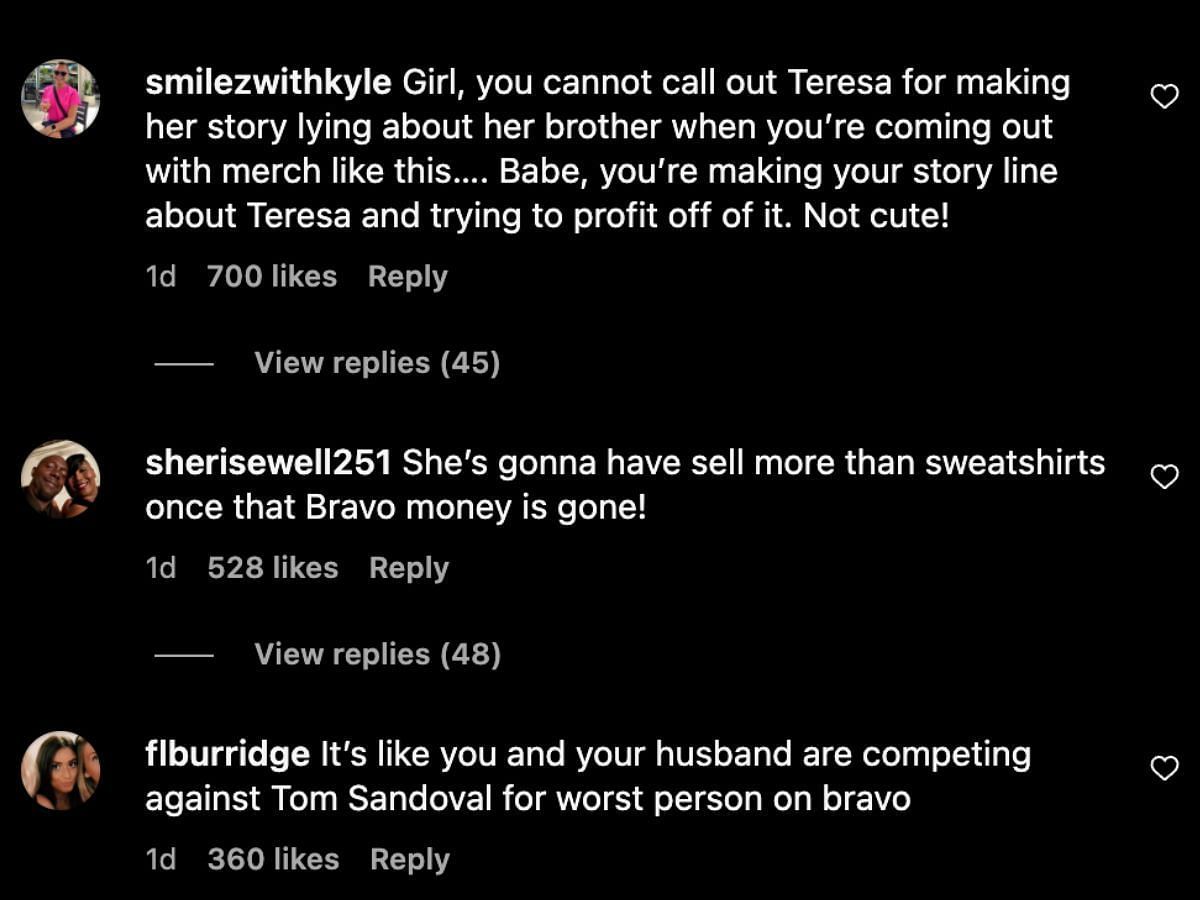 RHONJ fans react to Gorga&#039;s new sweatshirt shading Guidice (Image via Instagram/@melissagorga)