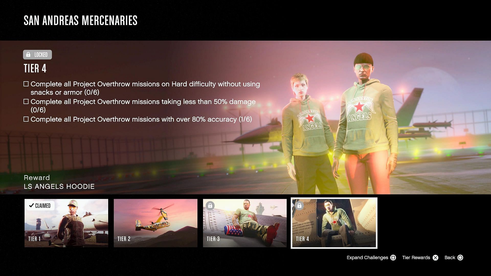 An example of Tier 4 objectives (Image via Rockstar Games)