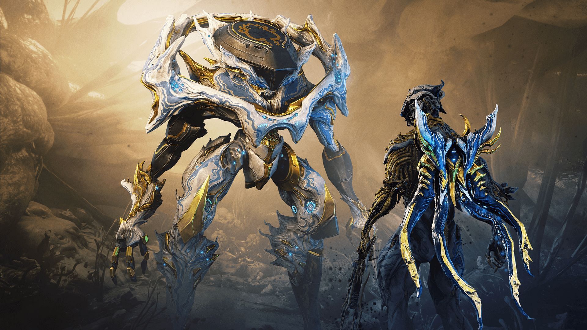 Necramechs are time-consuming to farm in Warframe (image via Digital Extremes)